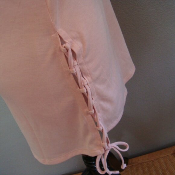 NWT Marika Athletic Workout Tank Top Racerback Peach Color sz L - Picture 3 of 5